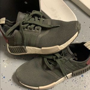 Adidas Nmd Dark Green. Size 5 1/2.